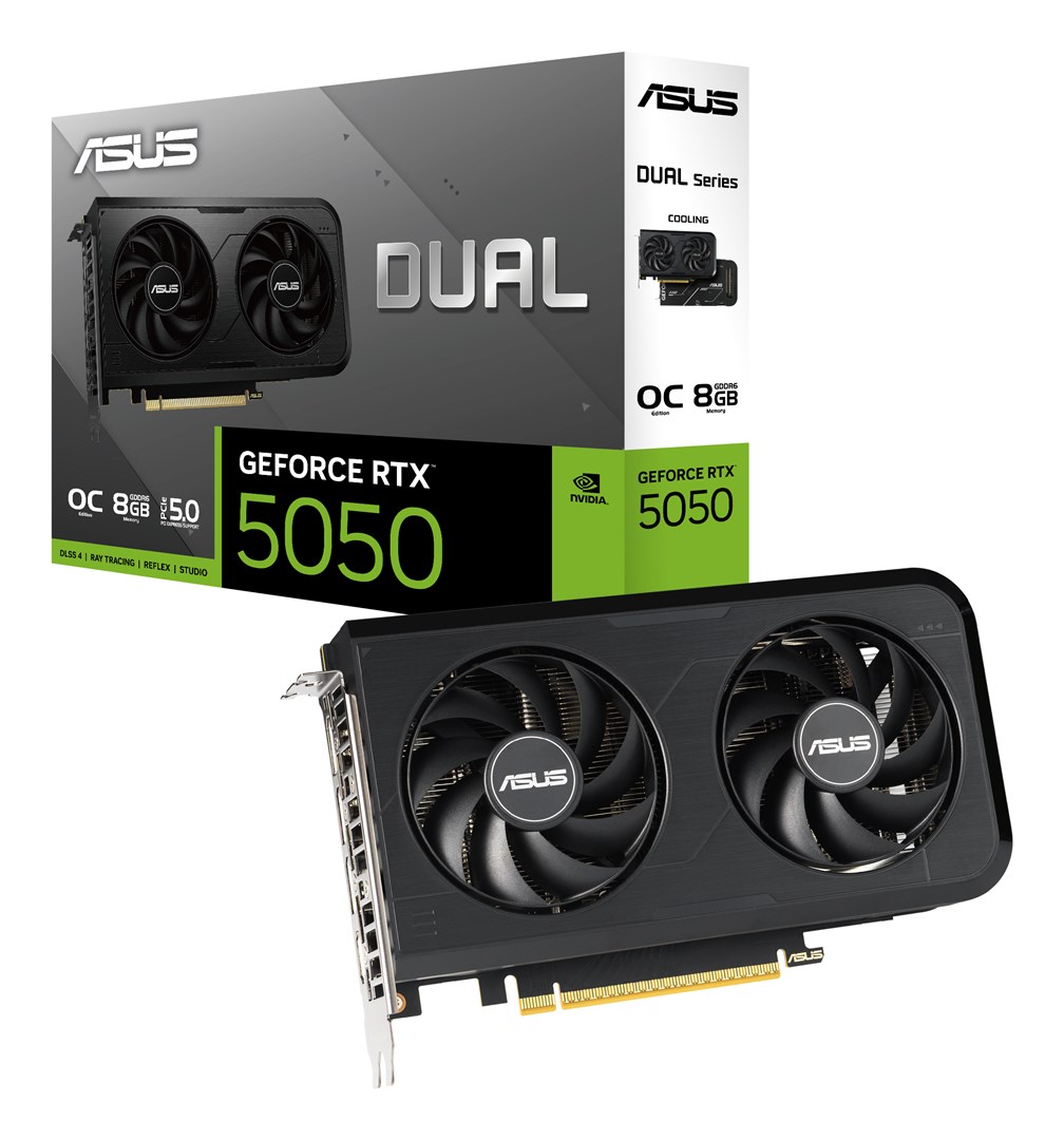SCHEDA-VIDEO-PCI-EXPRESS-ASUS-RTX-5050-OC,-8GB-DI-MEMORIA-GDDR6,-DUAL-FAN,-3XDISPLAY-PORT-E-1XHDMI